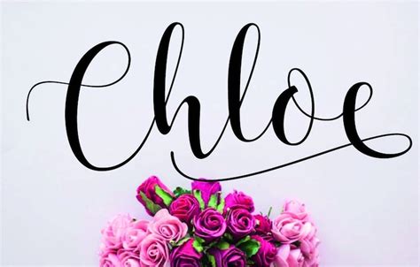 fonts similar to chloe cricut